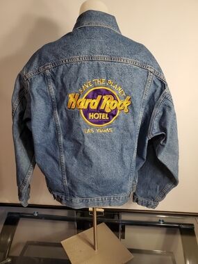 Hard Rock Hotel Las Vegas Blue Denim Jacket